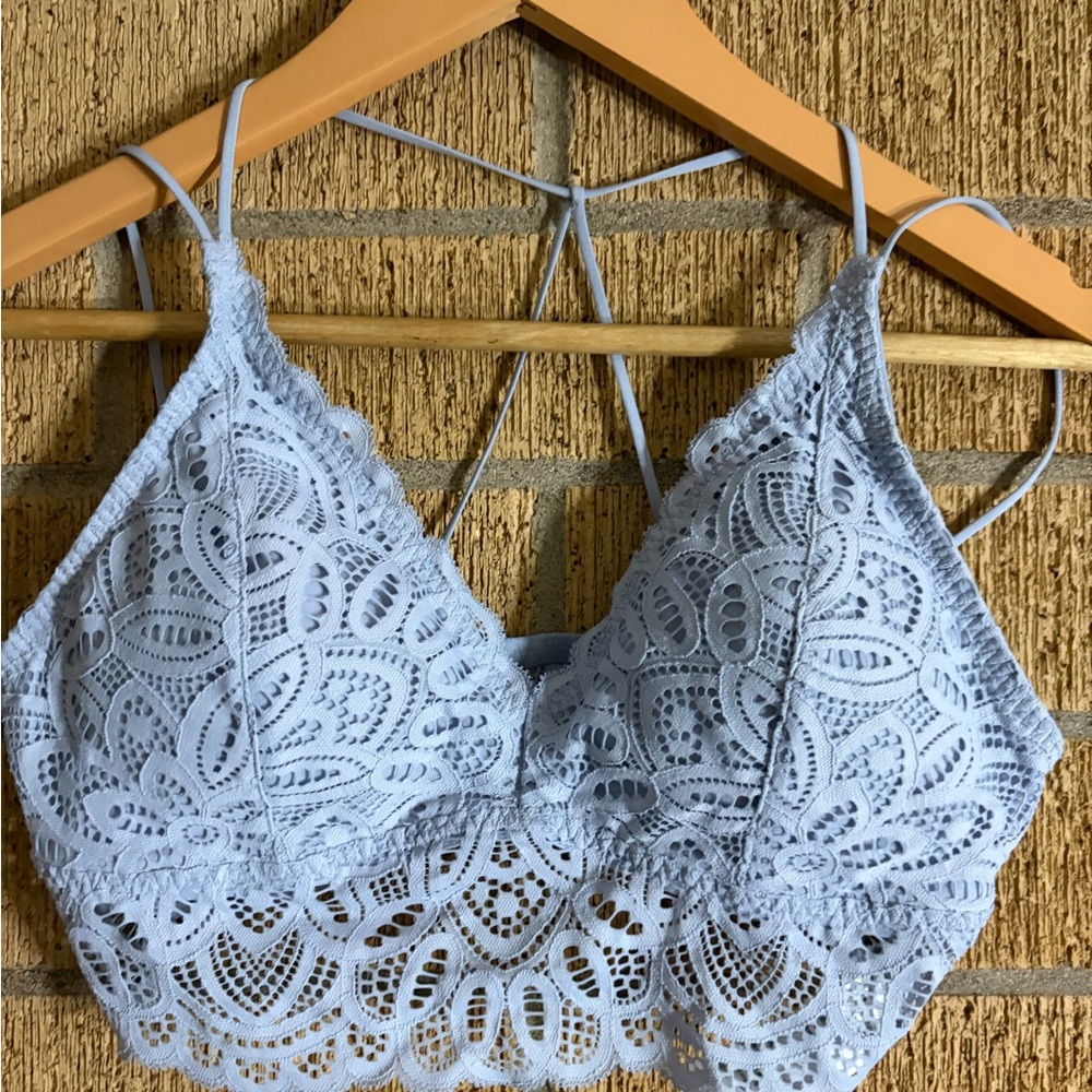 Hollister Blue Lace Bralette
